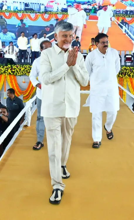 CM Naidu Grants Land Titles to 26,401 Poor Families in NTR District