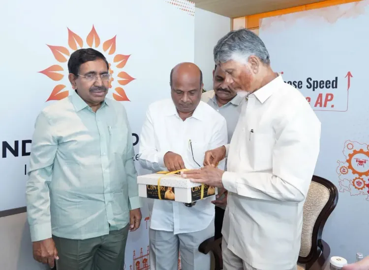 CM Naidu launches book on his governance at Singapore event