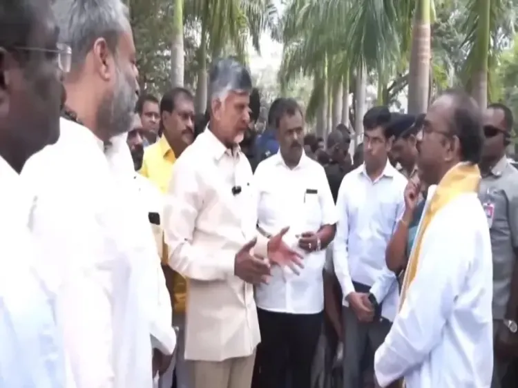 Andhra Pradesh CM Naidu Inspects Tirupati Stampede Site, Criticizes Officials