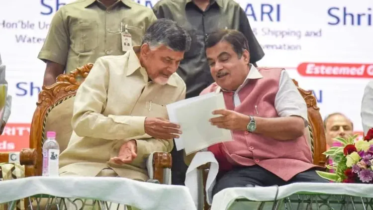 CM Naidu Wishes Union Minister Gadkari on Birthday