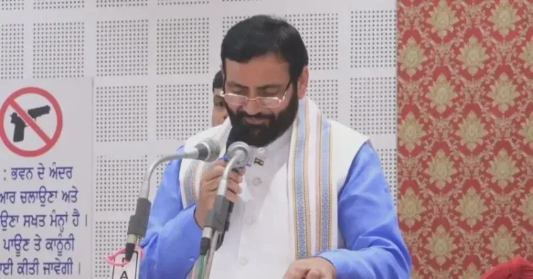 CM Nayab Saini Addresses Jan Sabha in Rajpura, Punjab