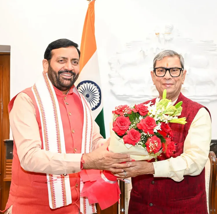 CM Nayab Saini Calls on Haryana Governor for Vijayadashami