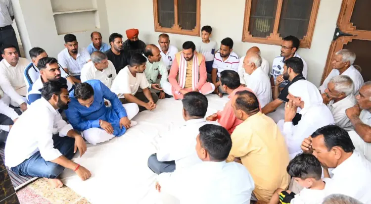 CM Nayab Saini Condoles Death of Jai Singh in Naraingarh
