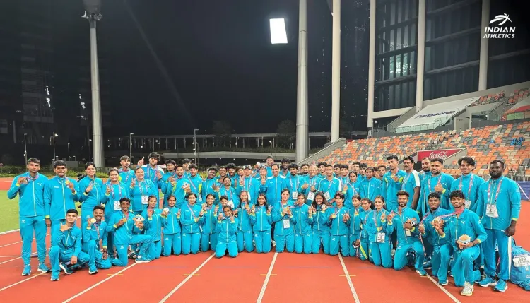 CM Nayab Saini Congratulates India's U-20 Athletics Champions