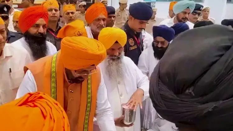 CM Nayab Saini Expresses Gratitude for Serving Saadh Sangat
