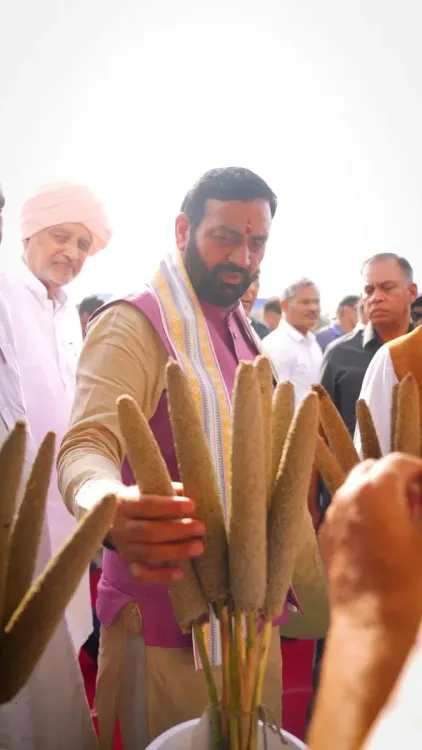 CM Nayab Saini flags off Krishi Mela (Rabi) 2026 in Hisar