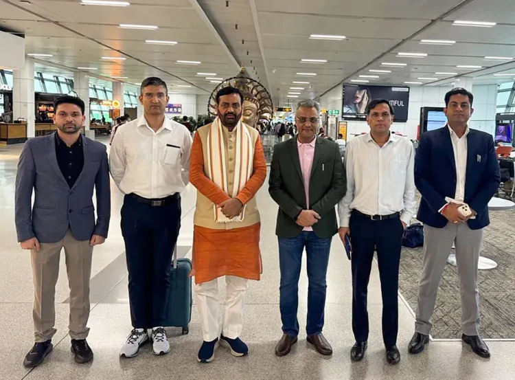 CM Nayab Saini flies to Sweden on 4-day investment drive