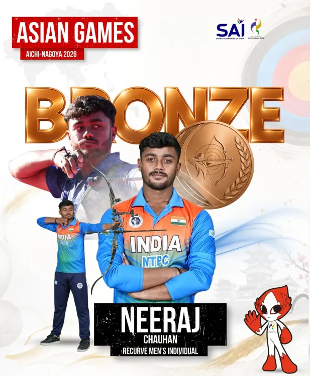 CM Nayab Saini Hails Neeraj Chauhan's Asian Games Bronze