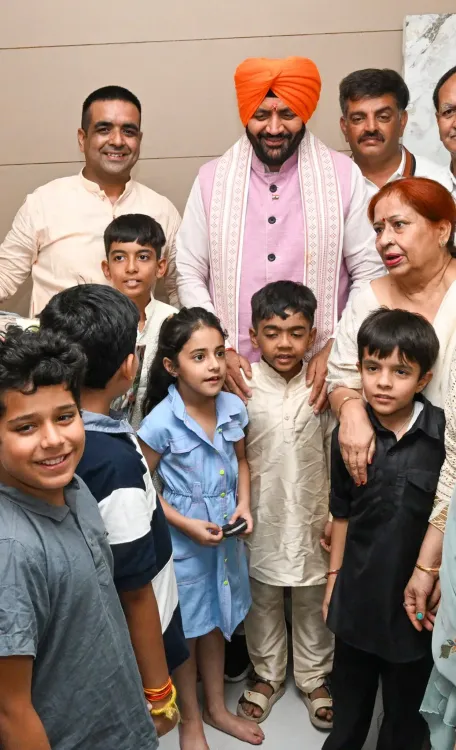 CM Nayab Saini Hails Punjab Children as Future of Viksit Bharat