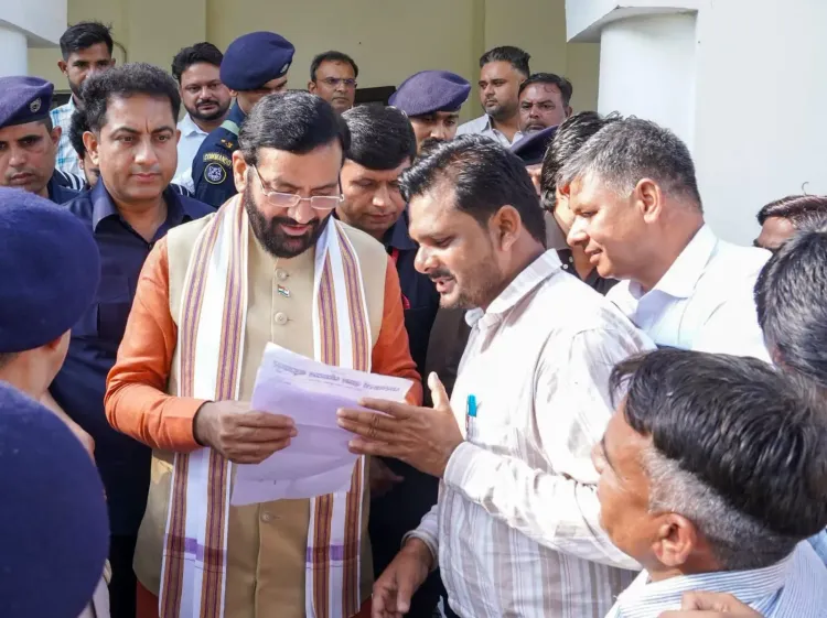 CM Nayab Saini Holds Jan Samvad in Ladwa, Kurukshetra