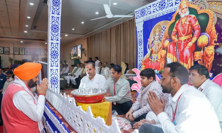 CM Nayab Saini Honours Maharaja Agrasen's 5150th Jayanti in Patiala
