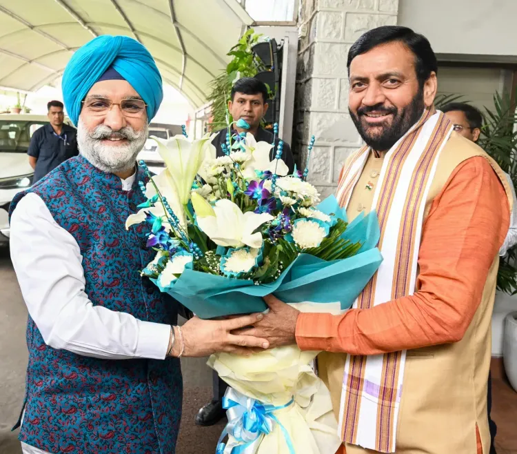 CM Nayab Saini Hosts Delhi LG Sandhu at Chandigarh