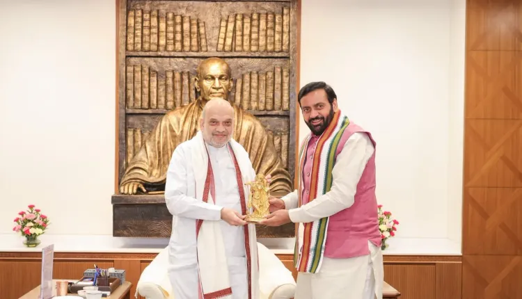 CM Nayab Saini meets Amit Shah, discusses Haryana development