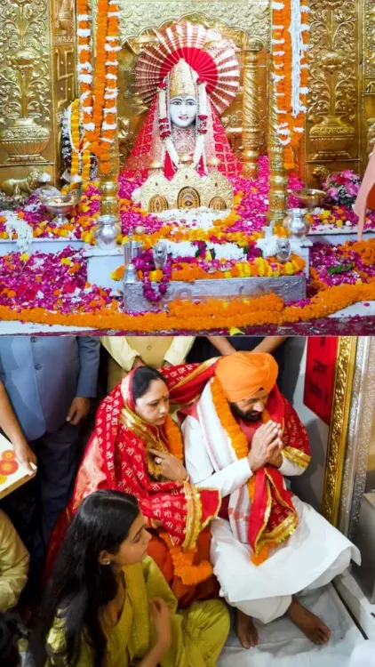 CM Nayab Saini Offers Navratri Prayers for Haryana