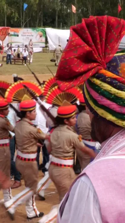 CM Nayab Saini salutes Haryana's daughters in uniform on Independence Day
