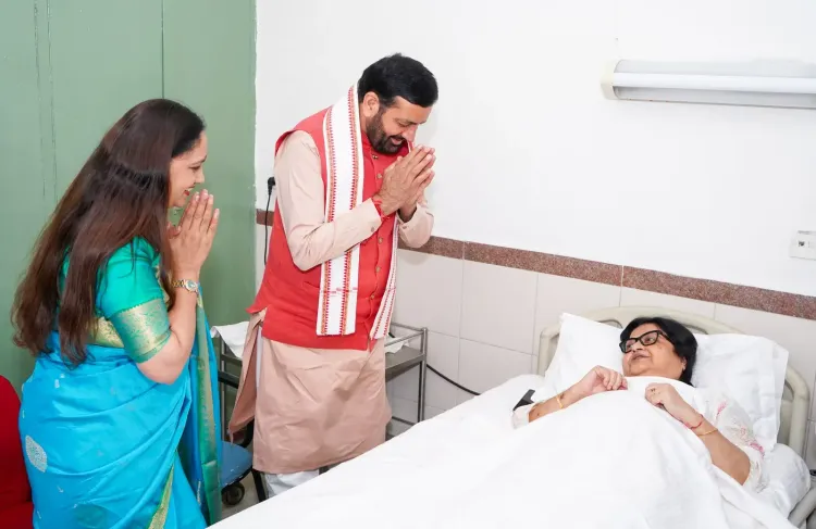 CM Nayab Saini visits PGI to check on Governor's ailing wife