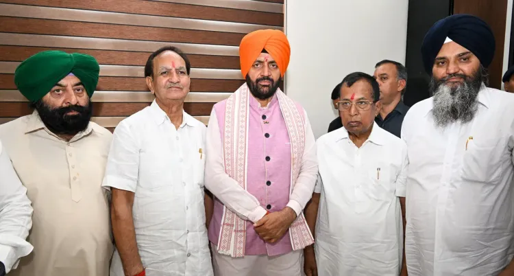 CM Nayab Saini visits Purushottam Pasi family in Kapurthala