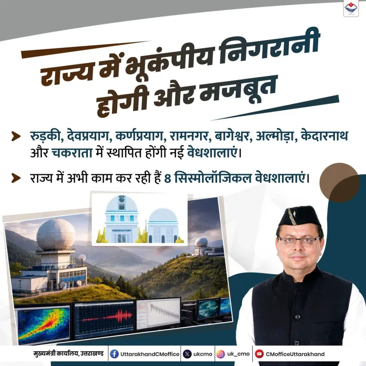 CM Office Uttarakhand to Strengthen Seismic Monitoring Network