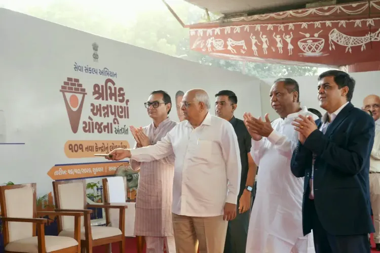 CM Patel launches 101 new Shramik Annapurna centres across Gujarat