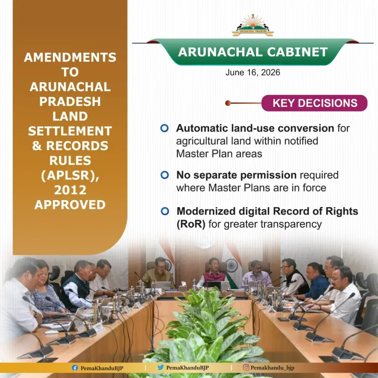 CM Pema Khandu: Arunachal cabinet amends land rules