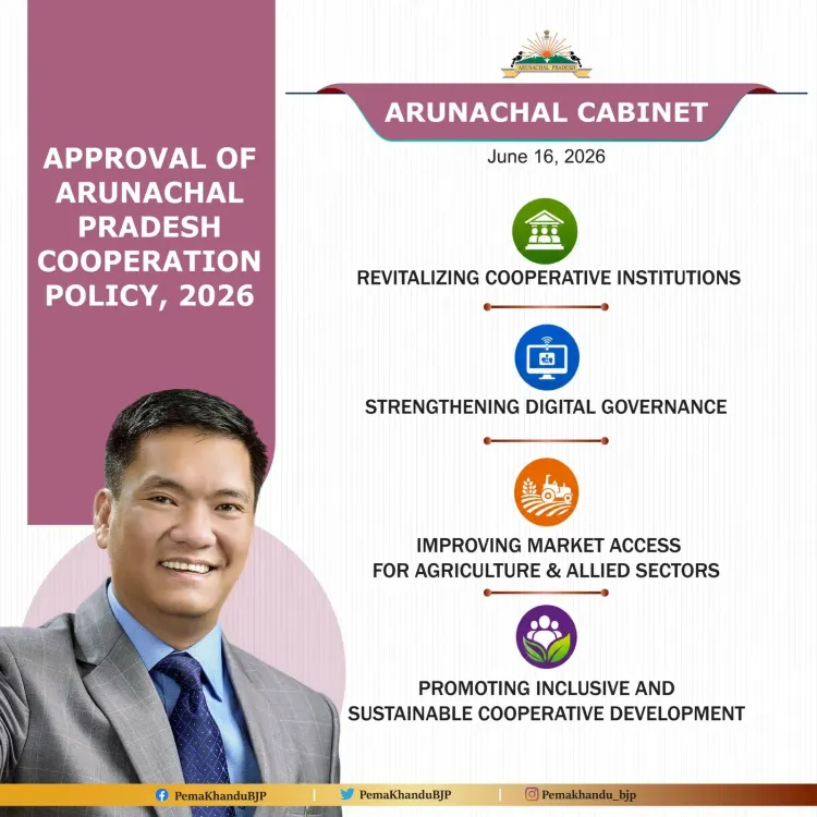 CM Pema Khandu: Arunachal Cabinet Clears Cooperation Policy 2026