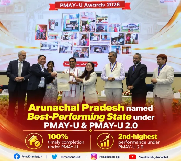 CM Pema Khandu: Arunachal Wins Two PMAY-U Best-State Awards