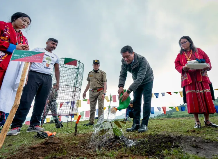 CM Pema Khandu backs Tawang Rhododendron Plantation Drive