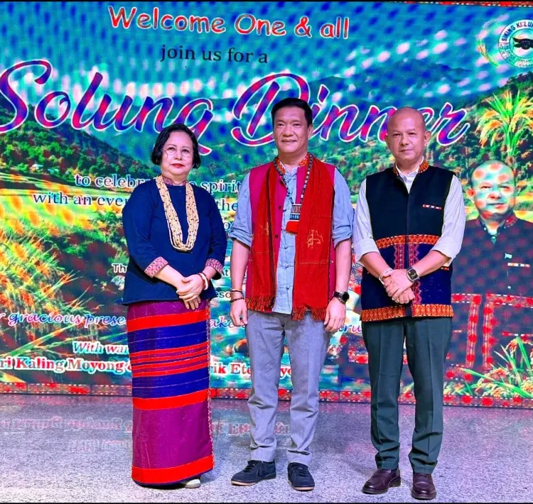CM Pema Khandu Celebrates Solung Festival with Adi Community