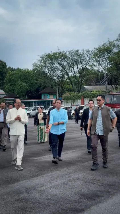 CM Pema Khandu conducts aerial survey of flood-hit Arunachal