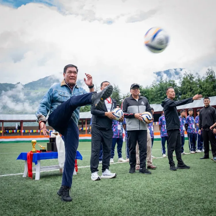 CM Pema Khandu Flags Off Universal Compassion Cup 2026