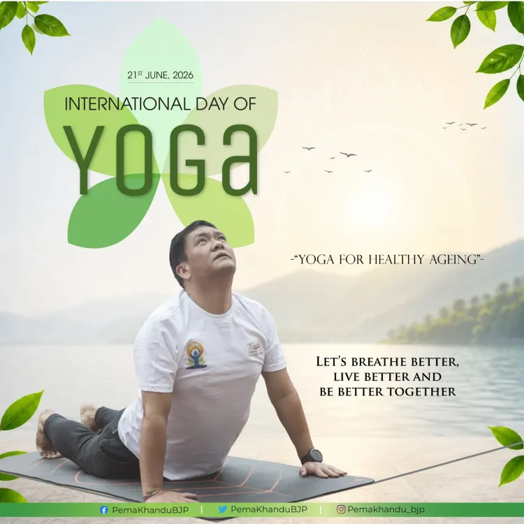 CM Pema Khandu Greets Nation on International Yoga Day