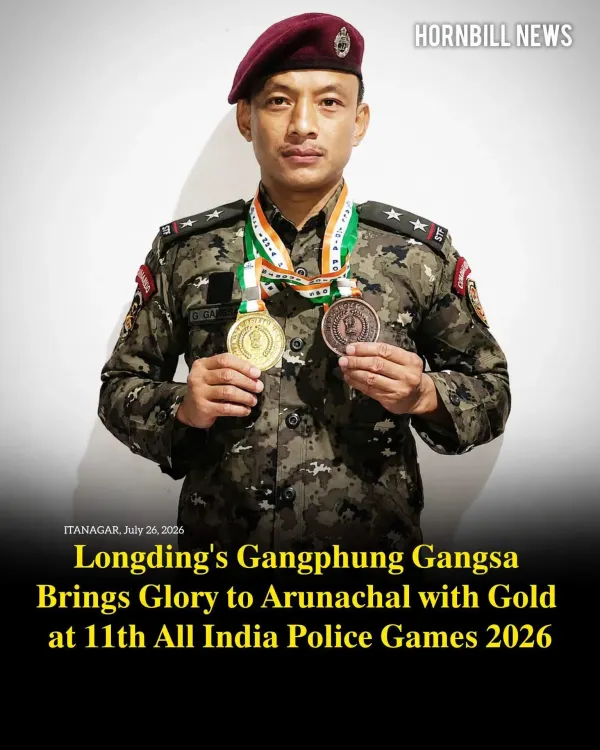 CM Pema Khandu Hails Cop's Gold at All India Police Games