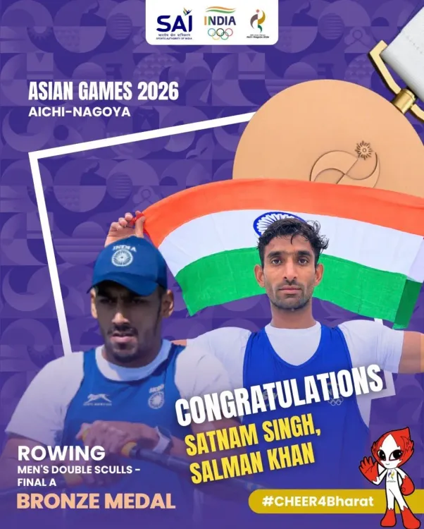 CM Pema Khandu Hails India's Bronze in Asian Games Rowing