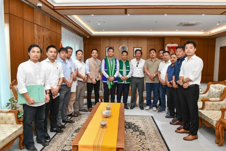 CM Pema Khandu holds talks after Hime village border incident