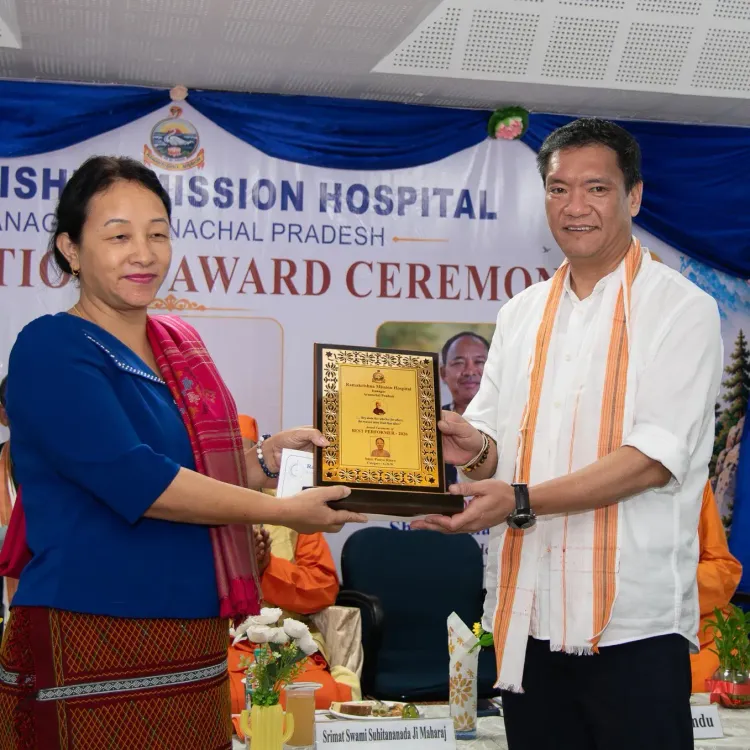 CM Pema Khandu honours RK Mission Hospital staff at Itanagar ceremony