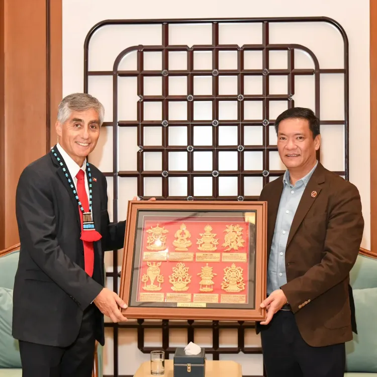 CM Pema Khandu Hosts Ambassadors of Cuba, Chile and Uzbekistan