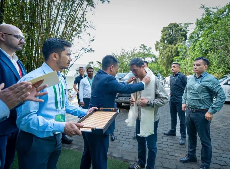 CM Pema Khandu in Shillong for 73rd NEC Plenary, NESAC Meet