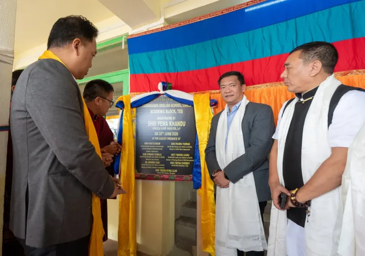 CM Pema Khandu Inaugurates New Academic Block at Tsongkhapa English School