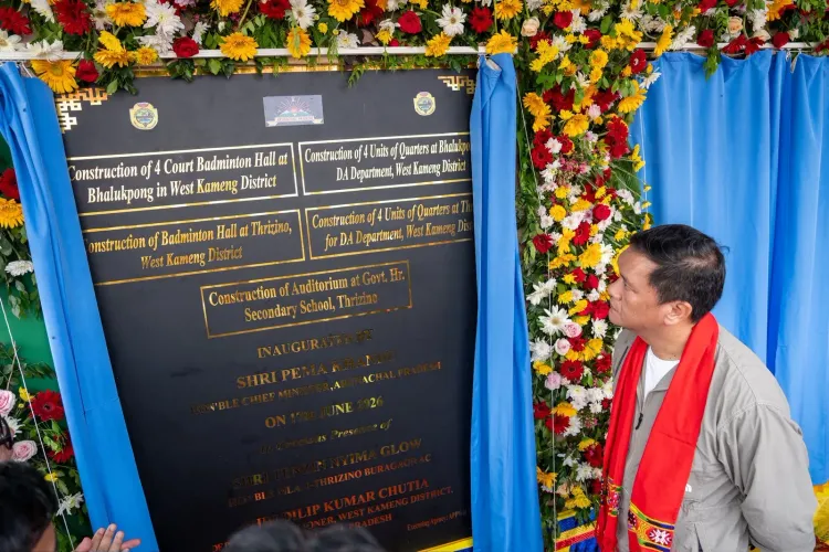 CM Pema Khandu inaugurates sports, school projects in West Kameng