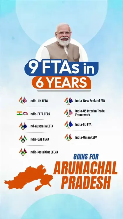 CM Pema Khandu: India's FTAs open global doors for Arunachal