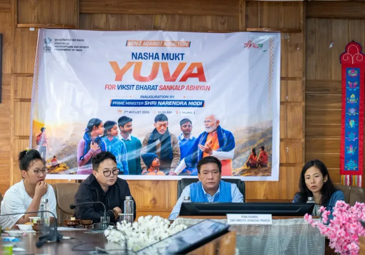 CM Pema Khandu joins Modi's drug-free youth drive from Tawang