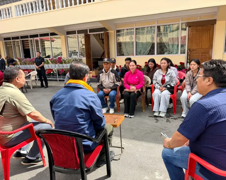 CM Pema Khandu Meets 2 Arunachal NCC Battalion Cadets