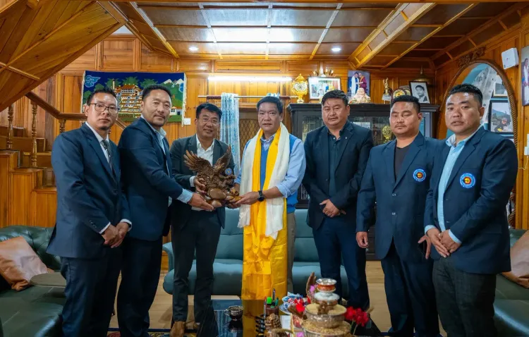 CM Pema Khandu meets Arunachal Archery Association chief