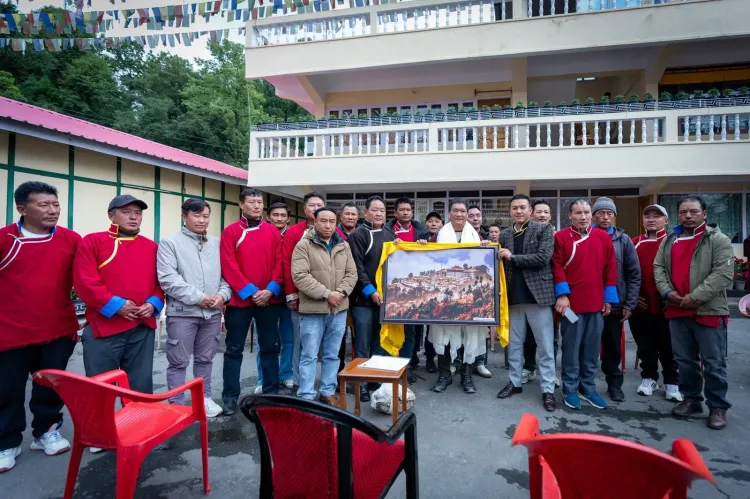 CM Pema Khandu Meets BRO Labourers Union in Tawang