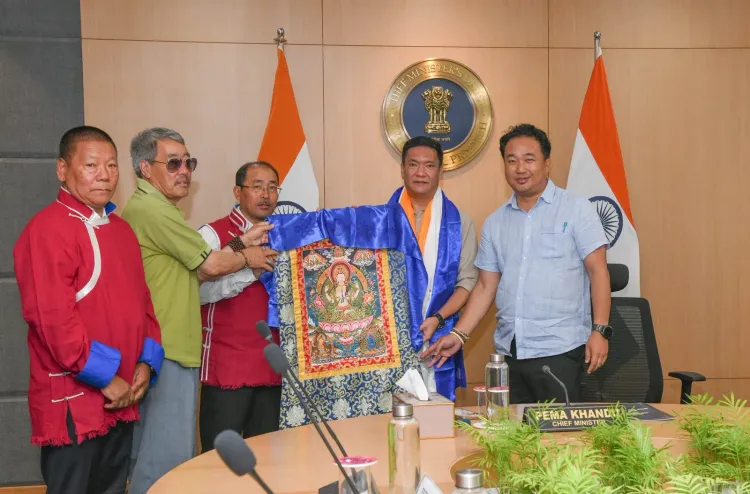 CM Pema Khandu Meets Kalaktang Tsopa Council on Regional Welfare
