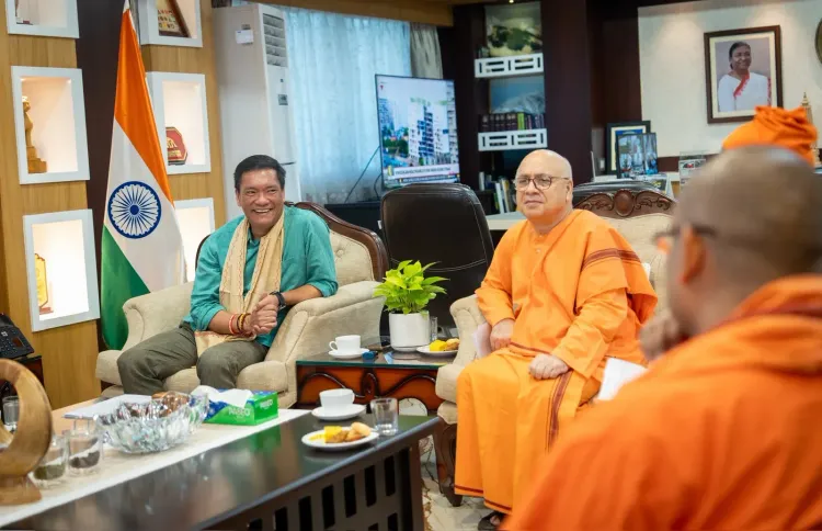 CM Pema Khandu: Ramakrishna Mission to open colleges in Aalo, Narottam Nagar