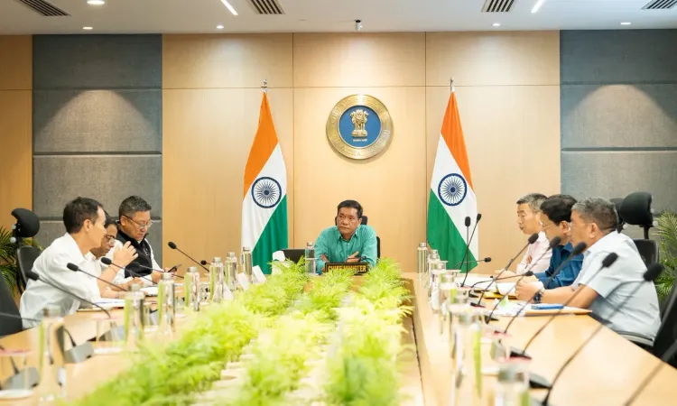 CM Pema Khandu Reviews CDC Construction, Monsoon Roads