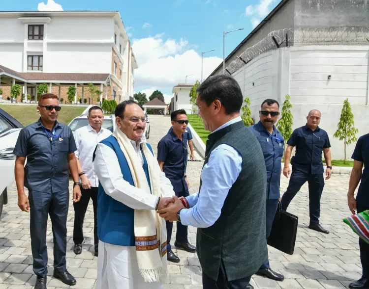 CM Pema Khandu Thanks JP Nadda for Flood Visit to Arunachal