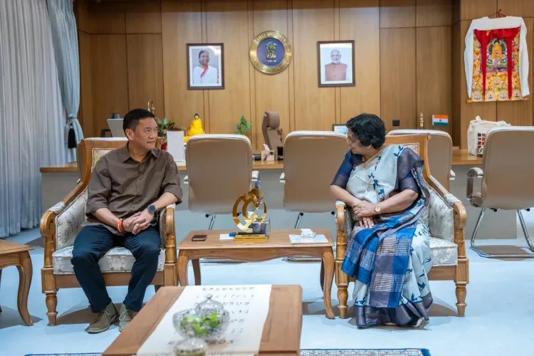 CM Pema Khandu Welcomes NCW Chief to Arunachal Pradesh