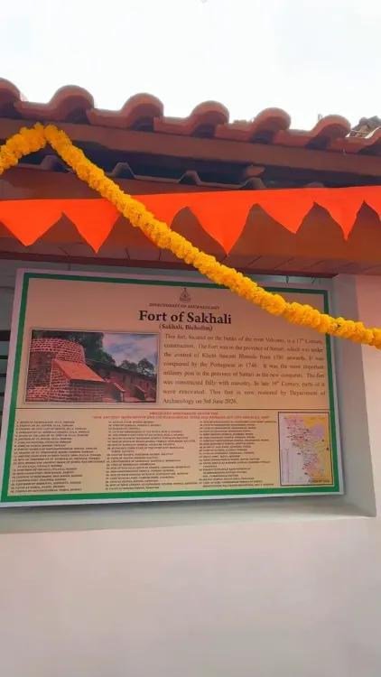 CM Pramod Sawant Hails Sankhali Fort Restoration as Heritage Legacy